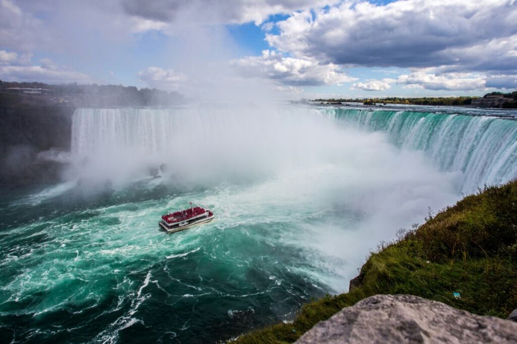 Der Größte der Niagarafälle: die Horseshoe Falls
