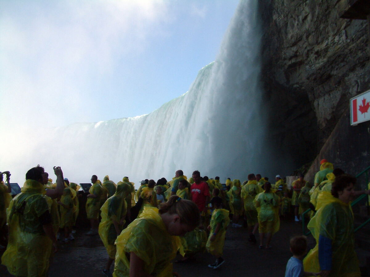 Die Aussichtsplattform auf der Journey behind the Falls